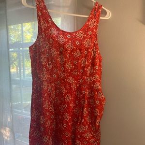 Aztec patterned dress